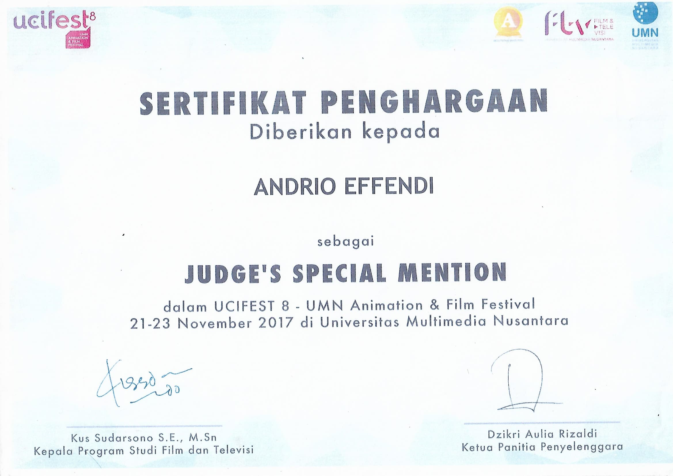 UCIFEST 8 UMN Animation and Film Festival 2017 1